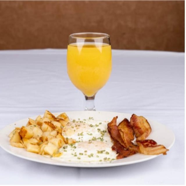 Canadian Bacon & Eggs.