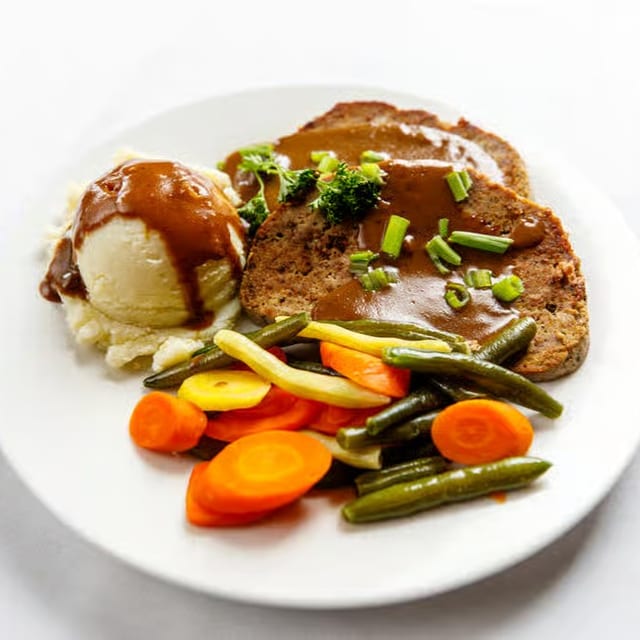 Our Famous Homemade Meatloaf.