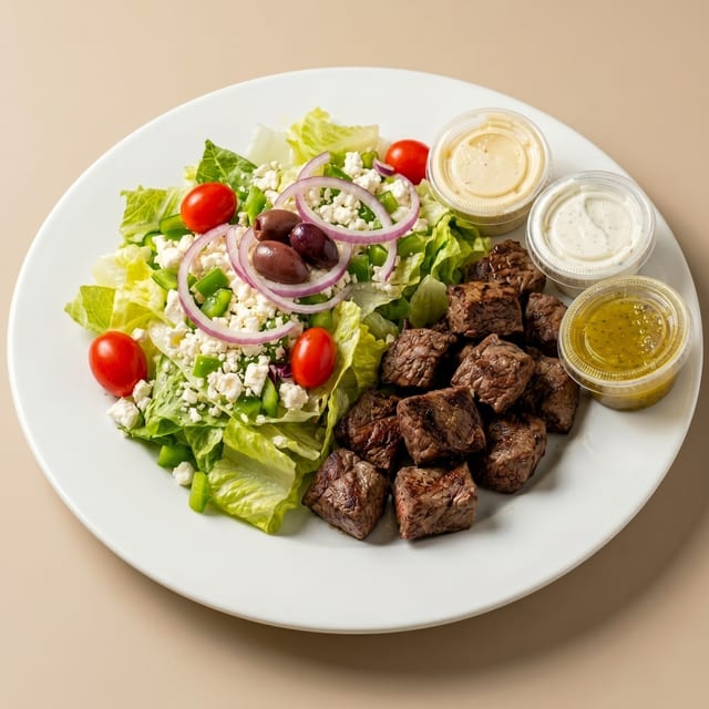 Beef Souvlaki.