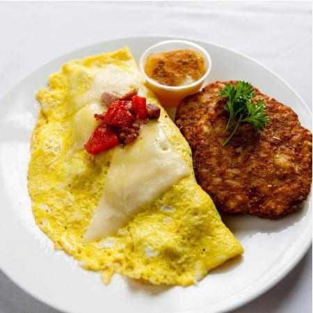 Polish Sausage Omelette.