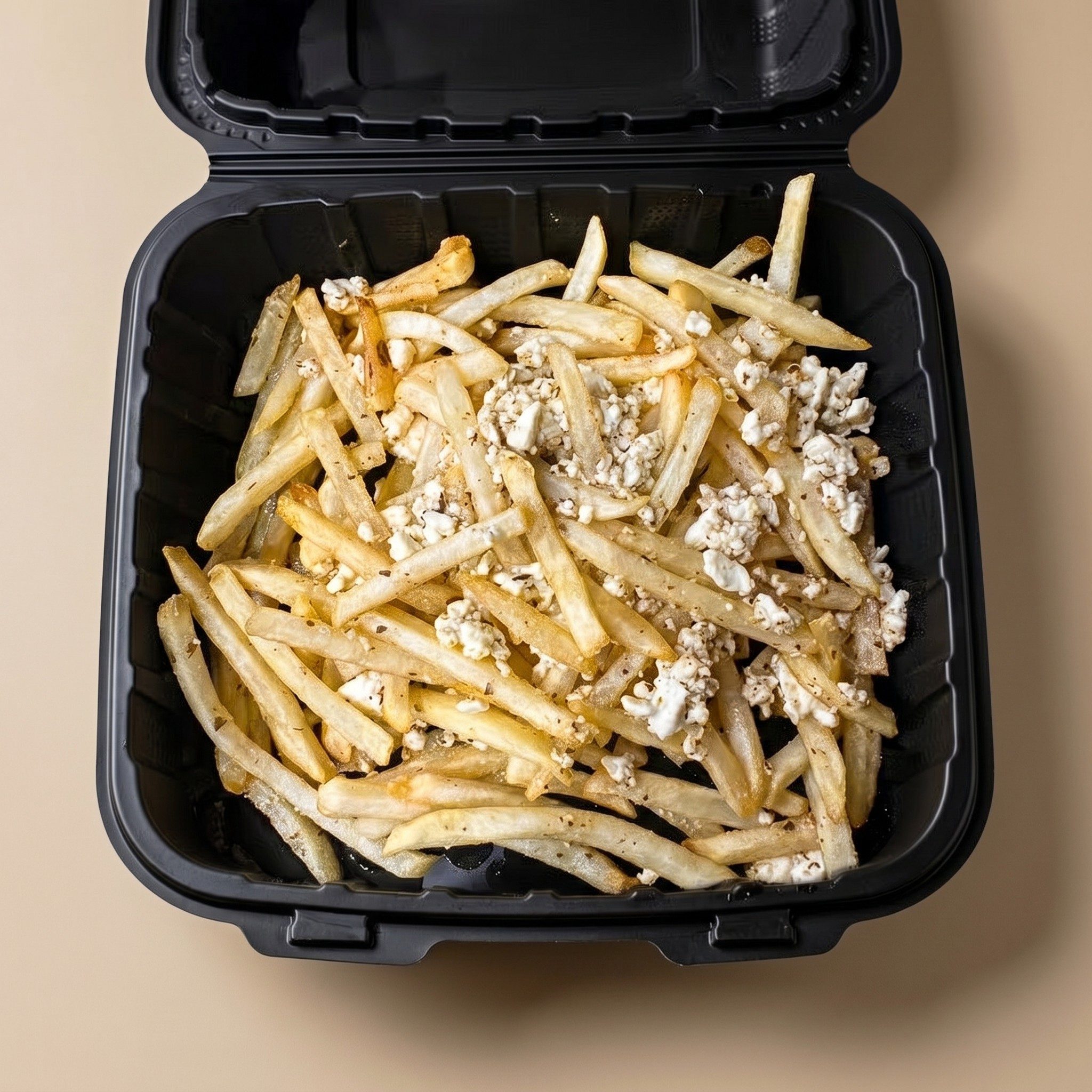 Our Famous Bowl of Greek Fries.