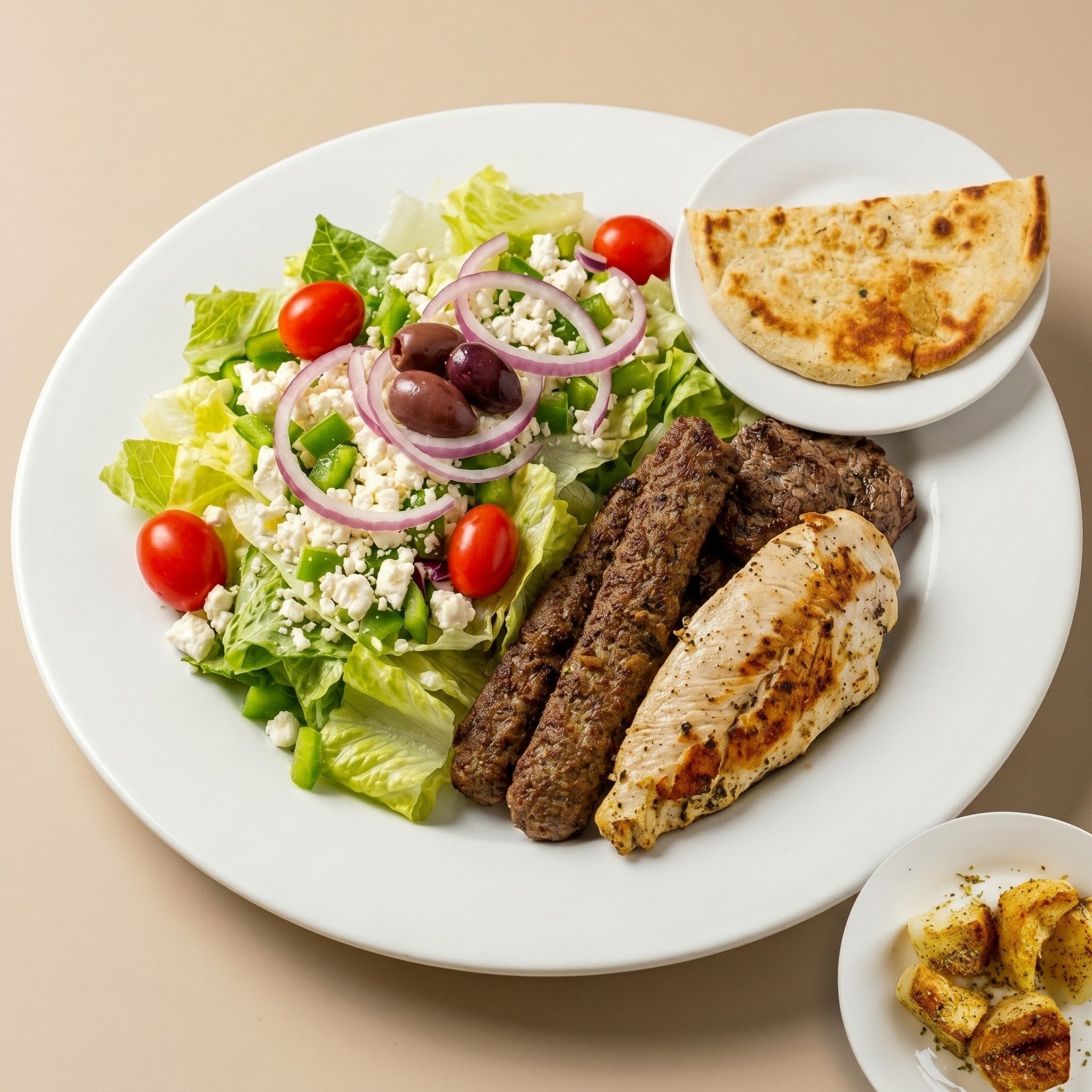 Greek Combo Platter.