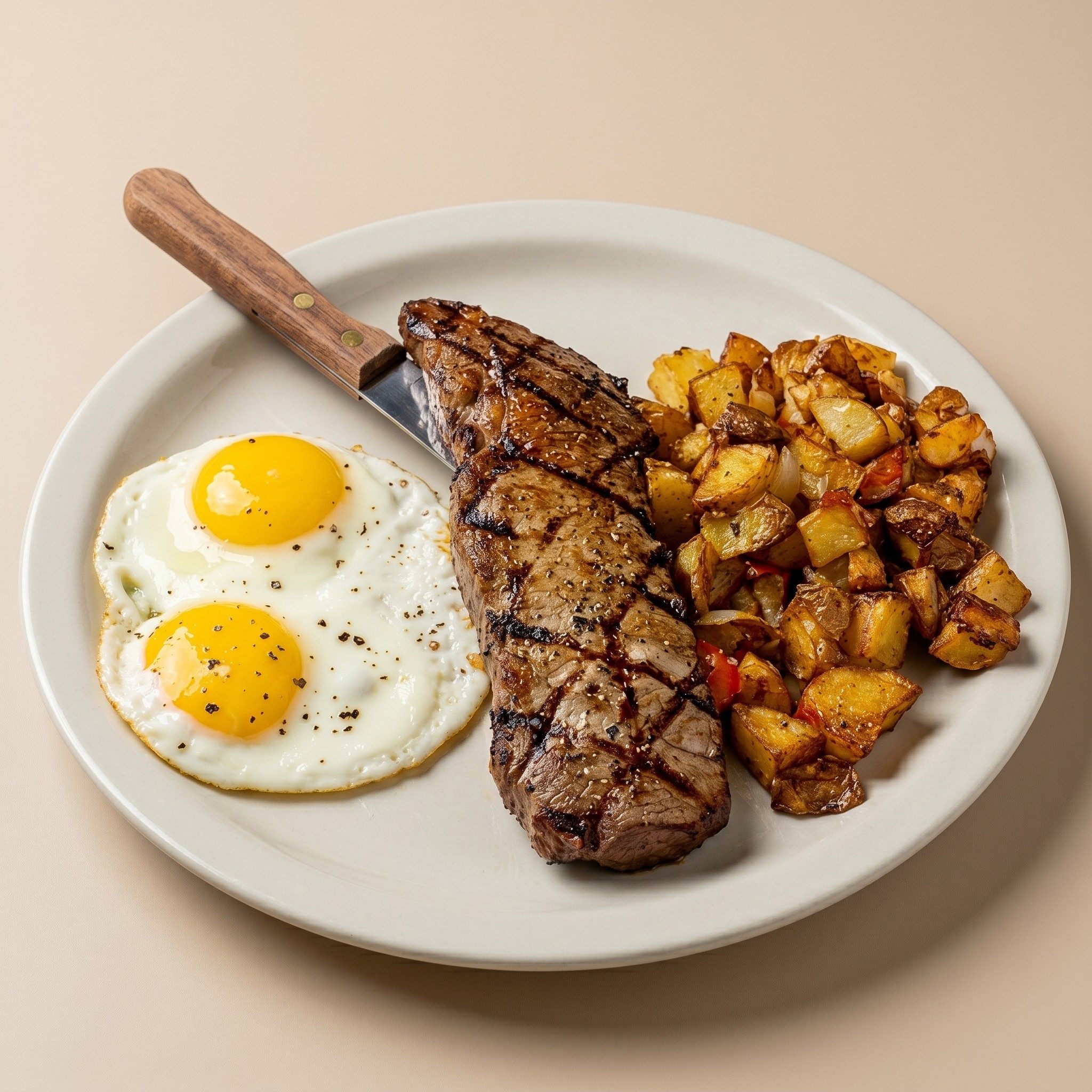 NY Strip Steak-N-Eggs.