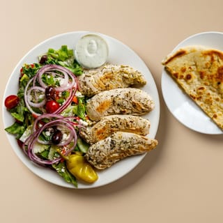 Chicken Souvlaki Dinner
