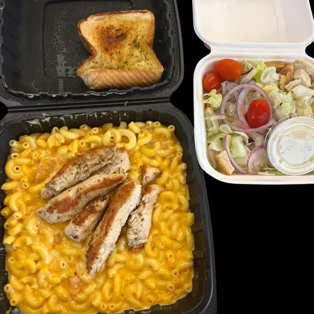 Four Cheese Mac & Cheese.